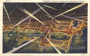 A Century of Progress 1933 Chicago, Illinois USA Worlds Fair Exposition Unuse...
