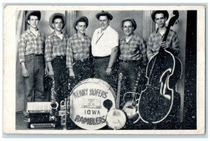 c1905's Kenny Hofers Musician Band Scene Cedar Rapids Iowa IA Unposted Postcard
