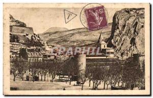 Old Postcard The Alps Picturesque Sisteron