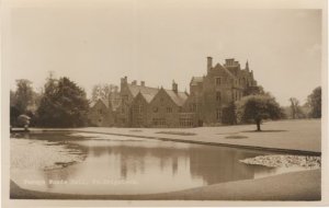 Fermyn Woods Hall Northamptonshire River Real Photo Postcard