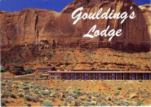 Postcard Goulding's Lodge, Monument Valley Utah USA