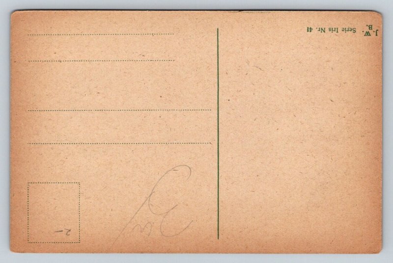 Berlin  Germany   Waterfall at Kreuzberg   Postcard