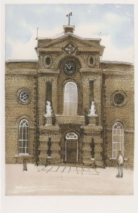 The Royal Arsenal Woolwich Old Military Academy London Postcard