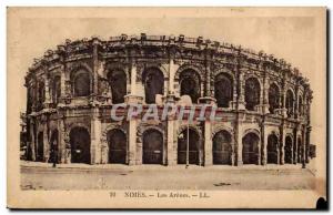 Niles - Les Arenes - Exterior View - Old Postcard