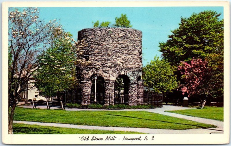 Postcard - Old Stone Mill - Newport, Rhode Island