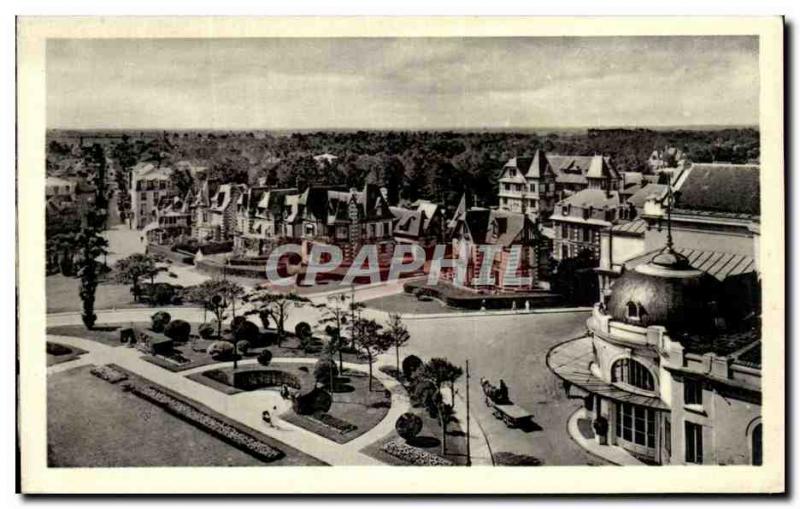 Old Postcard Cabourg Casino Gardens and Villas (Viraut and Mauclere arch)