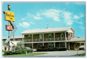 c1960's King Crowns Inn Car West Lafayette Indiana IN Unposted Vintage Postcard