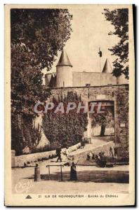 Old Postcard Ile de Noirmoutier Entree du Chateau