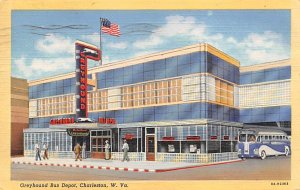 Greyhound bus depot Charleston, West Virginia, USA Bus 1944 