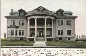 Old Ladies Home Oshkosh WI Wisconsin 1906 Postcard D93