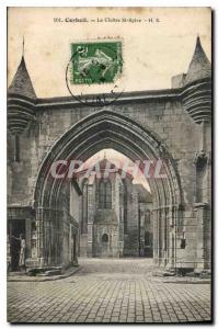 Postcard Old Corbeil Le Cloitre St Spire