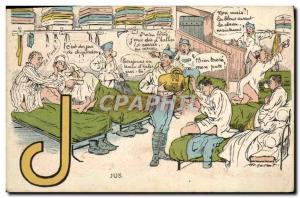 Postcard Old Army Juice