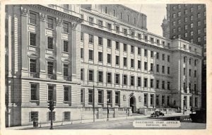 BALTIMORE MARYLAND POST OFFICE DEXTER PRESS POSTCARD (c. 1940s)