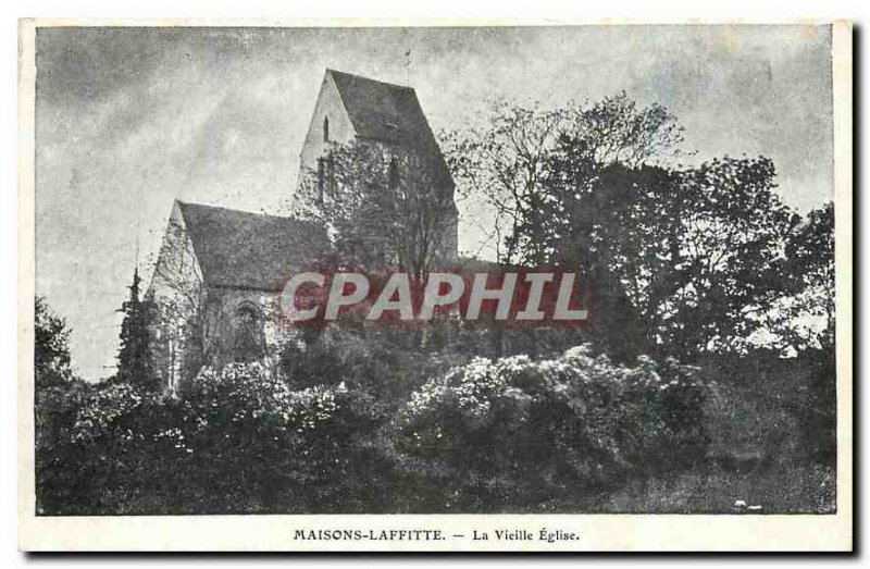 Old Postcard Maisons Laffitte The Old Church
