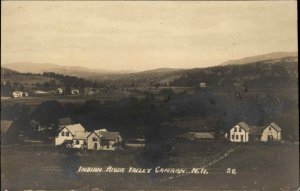 Canaan NH Indian River Valley c1915 Real Photo Postcard