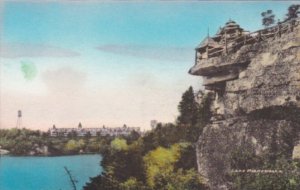 New York Lake Minnewaska The Wildmere From Cliff House Stairway Handcolored A...