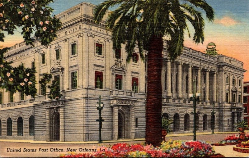 Louisiana New Orleans Post Office Curteich