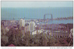 A View From The Skyline Parkway Boulevard Duluth Minnesota 1956