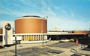 Shortline Bus Terminal Providence, Rhode Island, USA 1988 light postal markin...