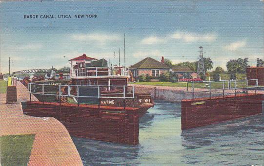 Barge Canal Utica New York