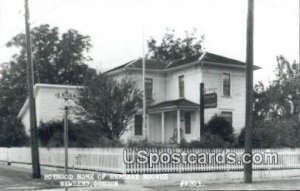 Real Photo Boyhood Home of Herbert Hoover - Newberg, Oregon OR  