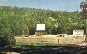 Boulder Creek CA Star View Drive-In Theatre 1948 Postcard