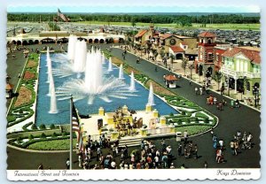 DOSWELL, VA ~ Amusement Park KINGS DOMINION International Street  4x6 Postcard