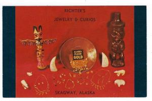 Est About 1970 Alaska Picture Postcard - Skagway - Richters Jewelry - (PP75)