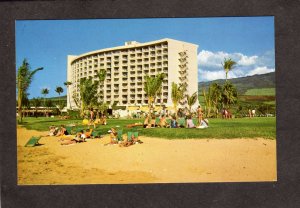 HI Maui Surf Hotel on Kaanapali Beach Lahaina Town Hawaii Postcard