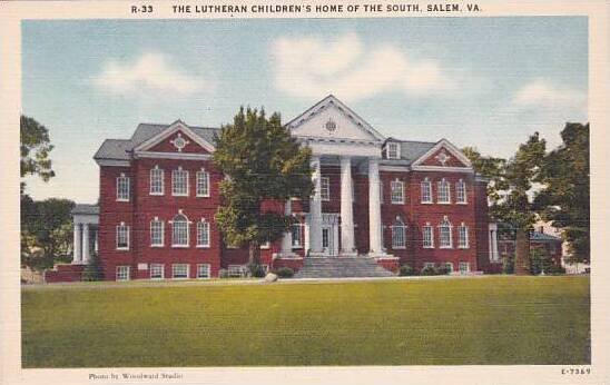 Virginia Salem The Lutheran Childrens Home Of The South