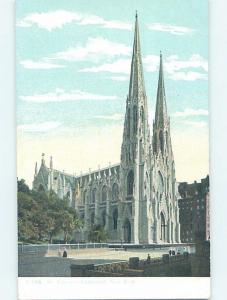 Unused Divided-Back ST. PATRICK'S CATHEDRAL New York City NY HM6264