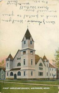 WA, Waitsburg, Washington, First Baptist Church,Sprouse and Son No. 125518