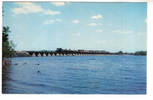 Railway Train on Pasocaballos Bridge,  Nicaragua