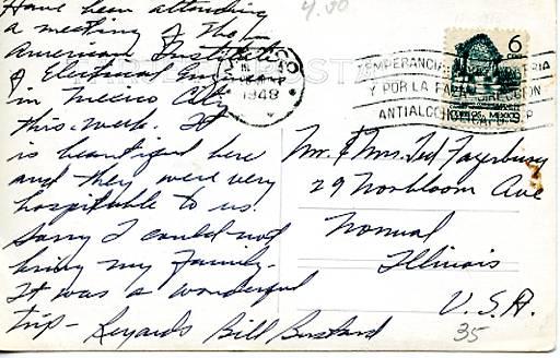 Mexico - Mexico City. Old Building    *RPPC