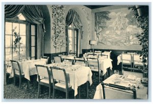 Chicago Illinois Postcard Continental Russian Restaurant Roman Chatov Hotel 1940