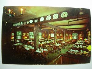 pre-1980 TAVERN RESTAURANT at Yankee Pedlar Inn - Holyoke MA Postcard y7999@