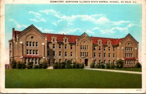 Illinois DeKalb Dormitory Northern Illinois State Normal School Curteich