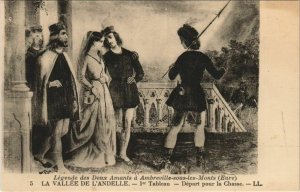 CPA AMFREVILLE-sous-les-MONTS Legende des Deux Amants (1148566)