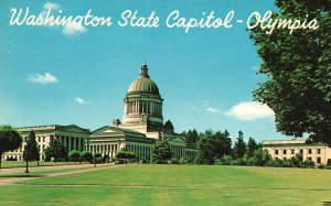 Vintage Postcard Washington State Capitol Buildings Olympia Washington Smith's