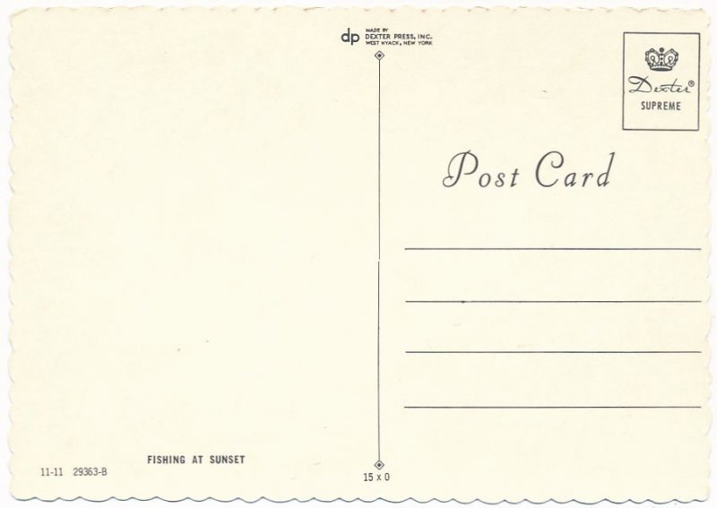 Fishermen Fishing At Sunset - Roadside