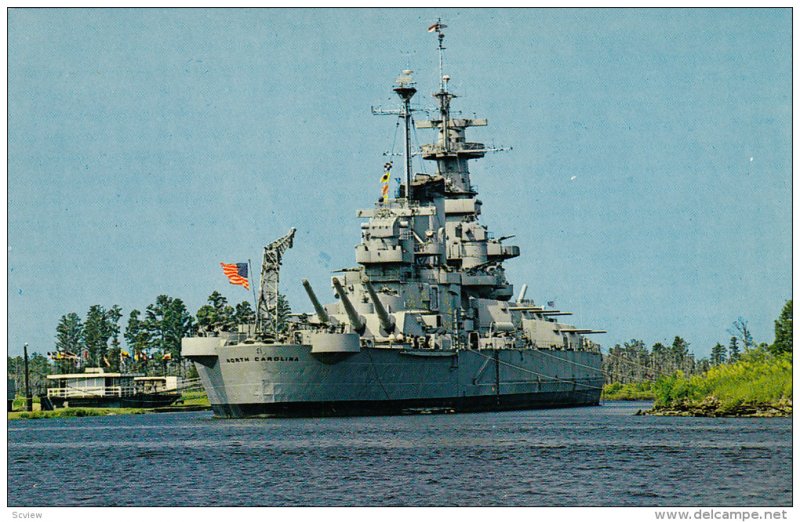 U. S. S North Carolina, World War II Battleship, Wilmington, North Carolina, ...