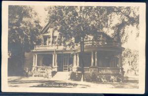 Marion, OH, President Harding Home, RPPC