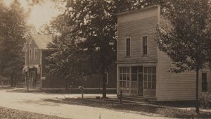 Stephensville WISCONSIN RPPC c1910 GENERAL STORE Street nr Appleton Hortonville