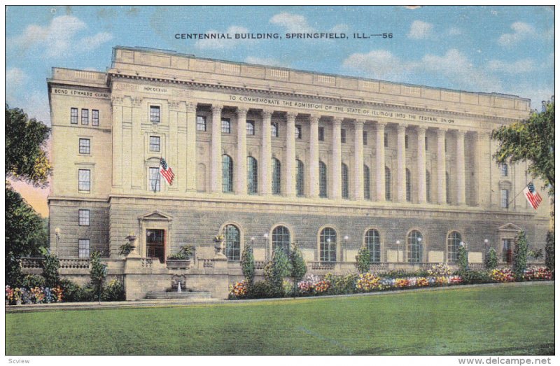 Centennial Building, SPRINGFIELD, Illinois, 1930-1940s