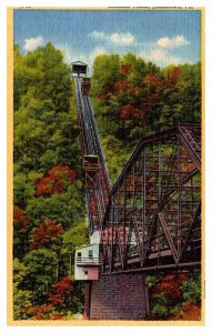 Postcard TRAM SCENE Johnstown Pennsylvania PA AR0742