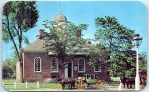 Postcard - Old Court House - Williamsburg, Virginia