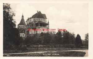 Czech Republic, Blatna, RPPC, Zamek, Exterior View, Photo