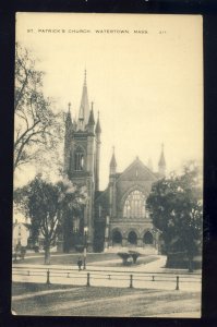 Watertown, Massachusetts/MA/Mass Postcard, St Patrick's Church