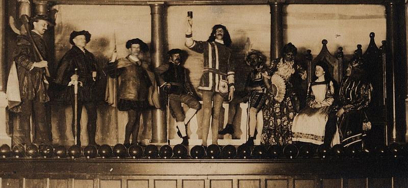 1907-1915 RPPC Shakespearean Stage Actors Play Theatre CYKO Real Photo Postcard 