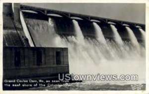 Real Photo - Grand Coulee Dam, Washington WA  